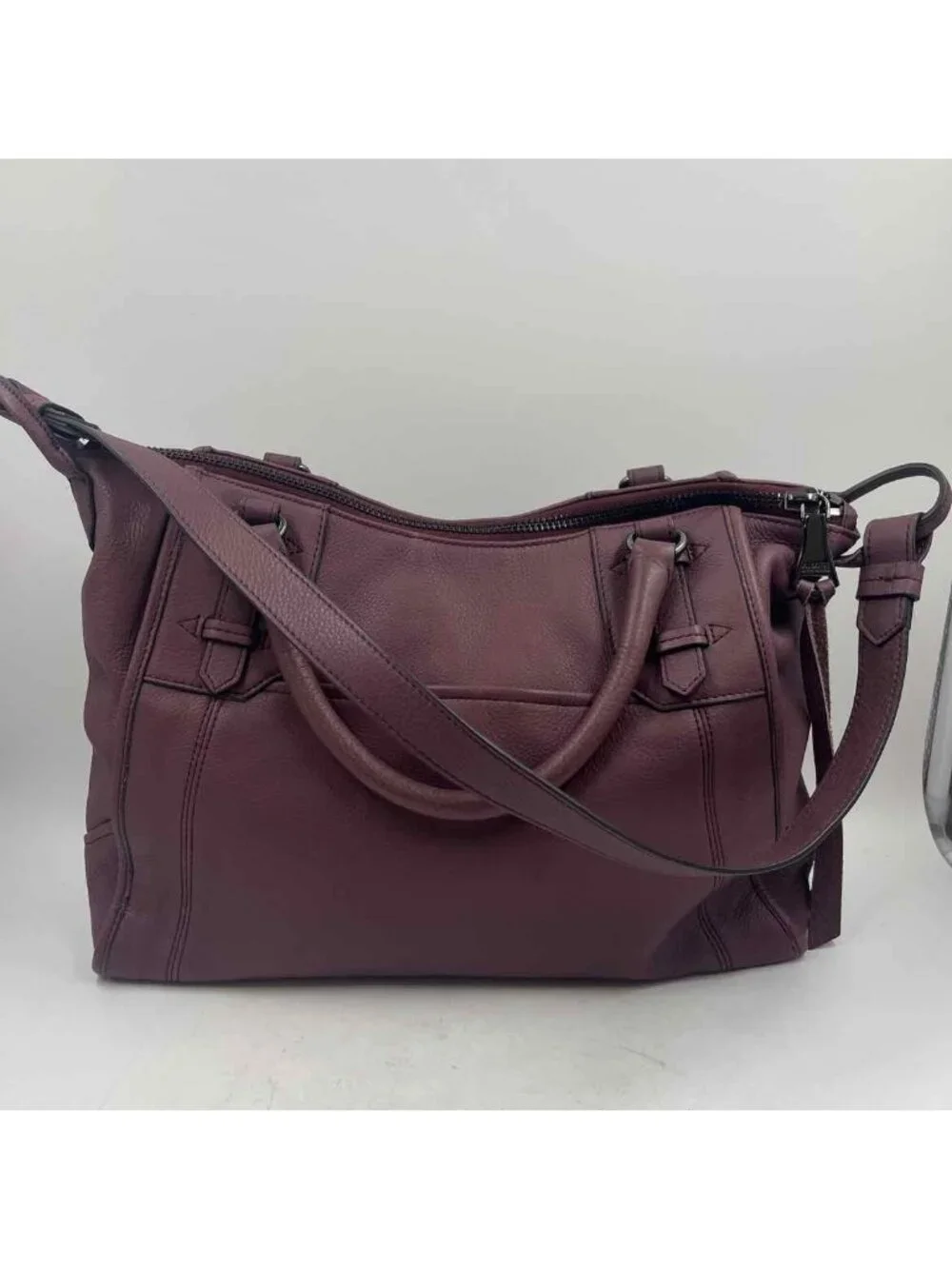 Aimee Kestenberg Women's Purple Luxe pebbled Purse